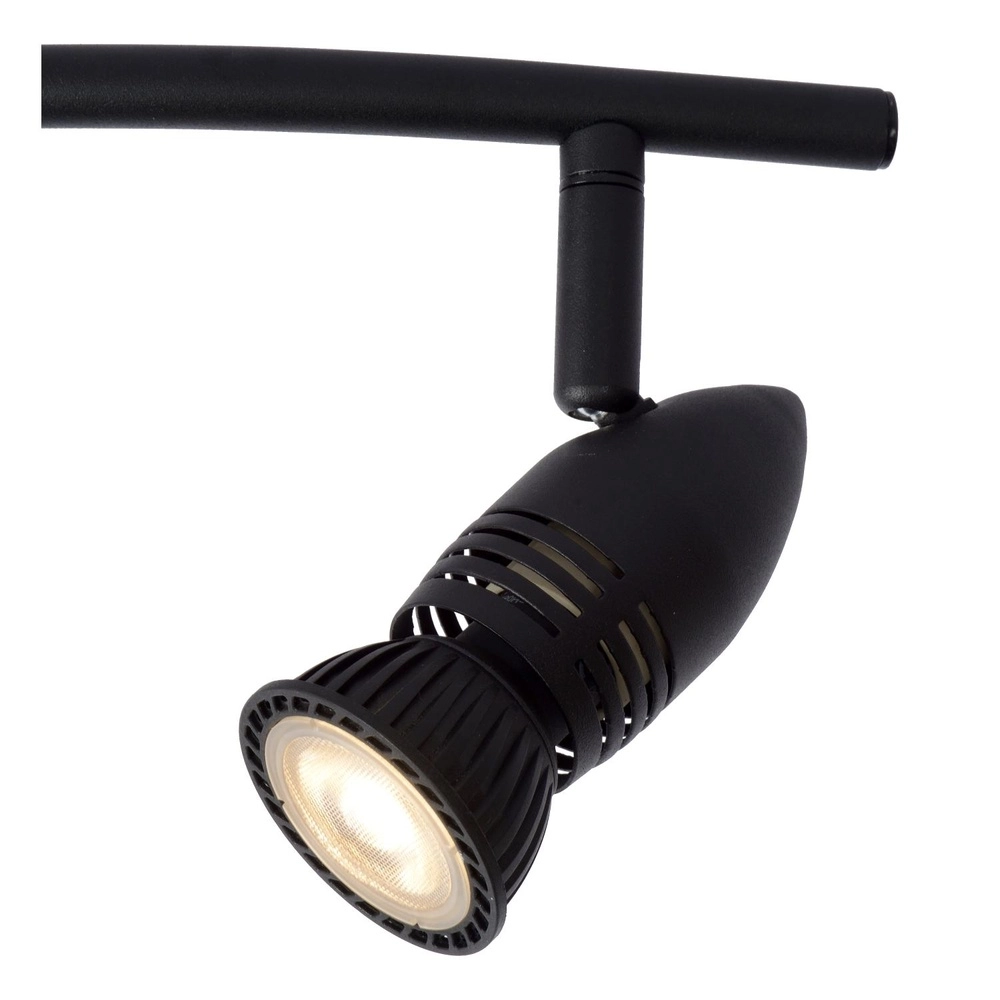 Projecteur de plafond Caro Noir à 4 lumières Lucide 5411212134257