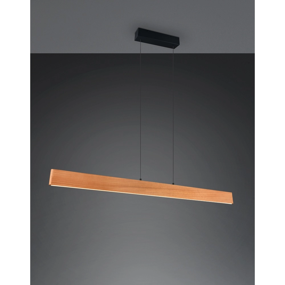 Suspension élégante Edgewood Bois de 150cm Trio 4017807662252