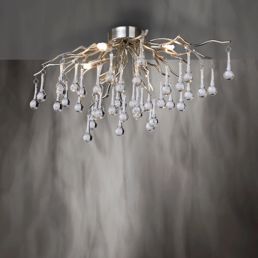 Lustre Icicle métal 60cm Paul Neuhaus 4012248352076