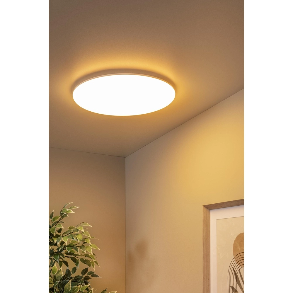 Éclairage de plafond Olson Ø 45cm blanc - IP44 Lucide 5411212792259