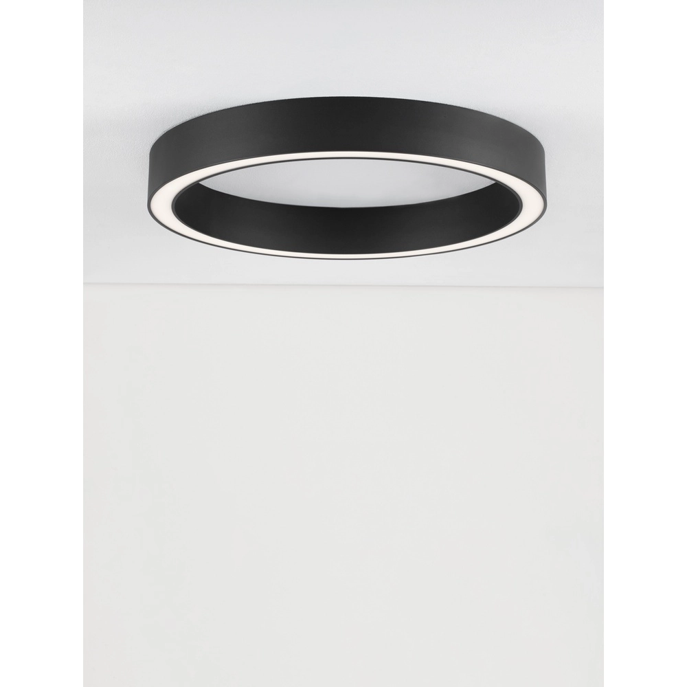 Plafonnier design Sting noir Ø 60cm Lyora 5212017437471