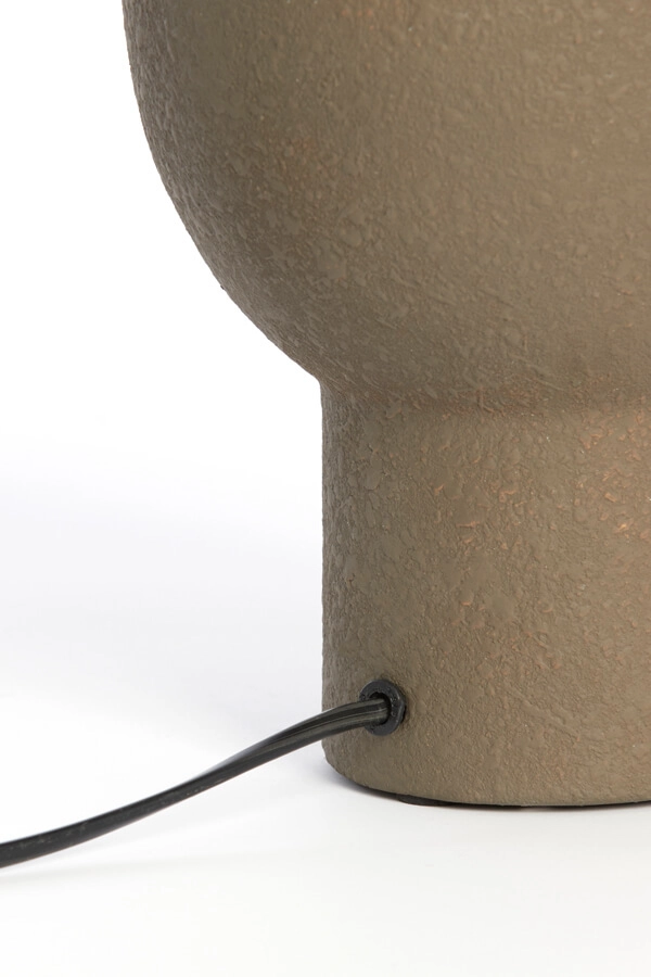 Lampe de table Monk marron 30cm Light & Living 8717807706272