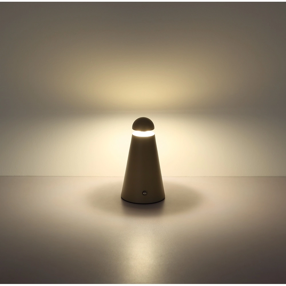 Lampe de table moderne Liva brun sable Globo 9007371566914