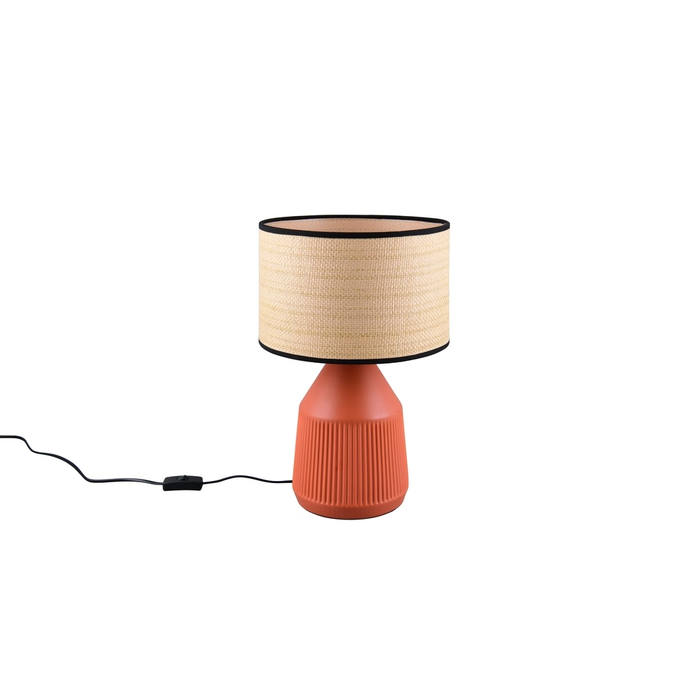 Lampe de table Formentera Ø 28cm terre cuite Trio 4017807678147