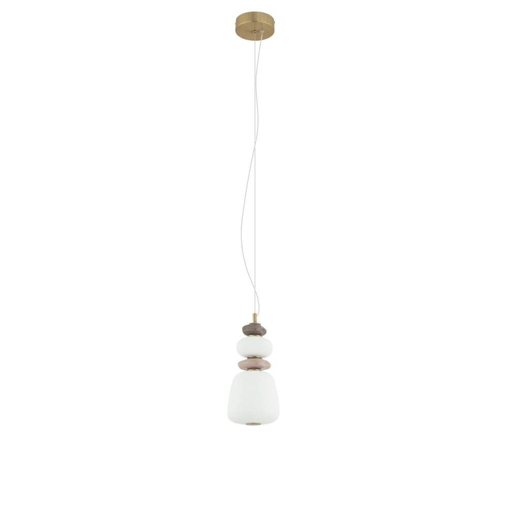 Lampe suspendue Ceramic Led Ø 17 cm de céramique et verre