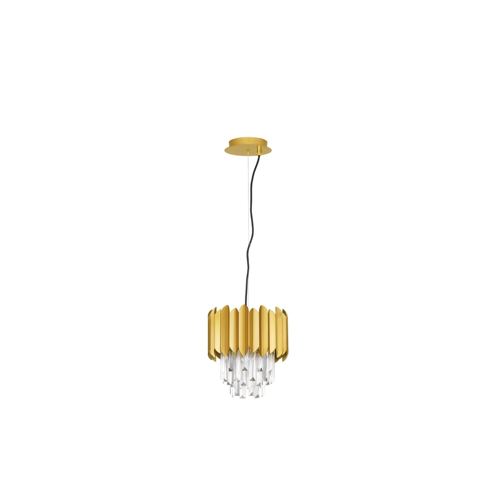 Suspension Magnolia or et cristal Ø 25cm Lyora 5212017434920