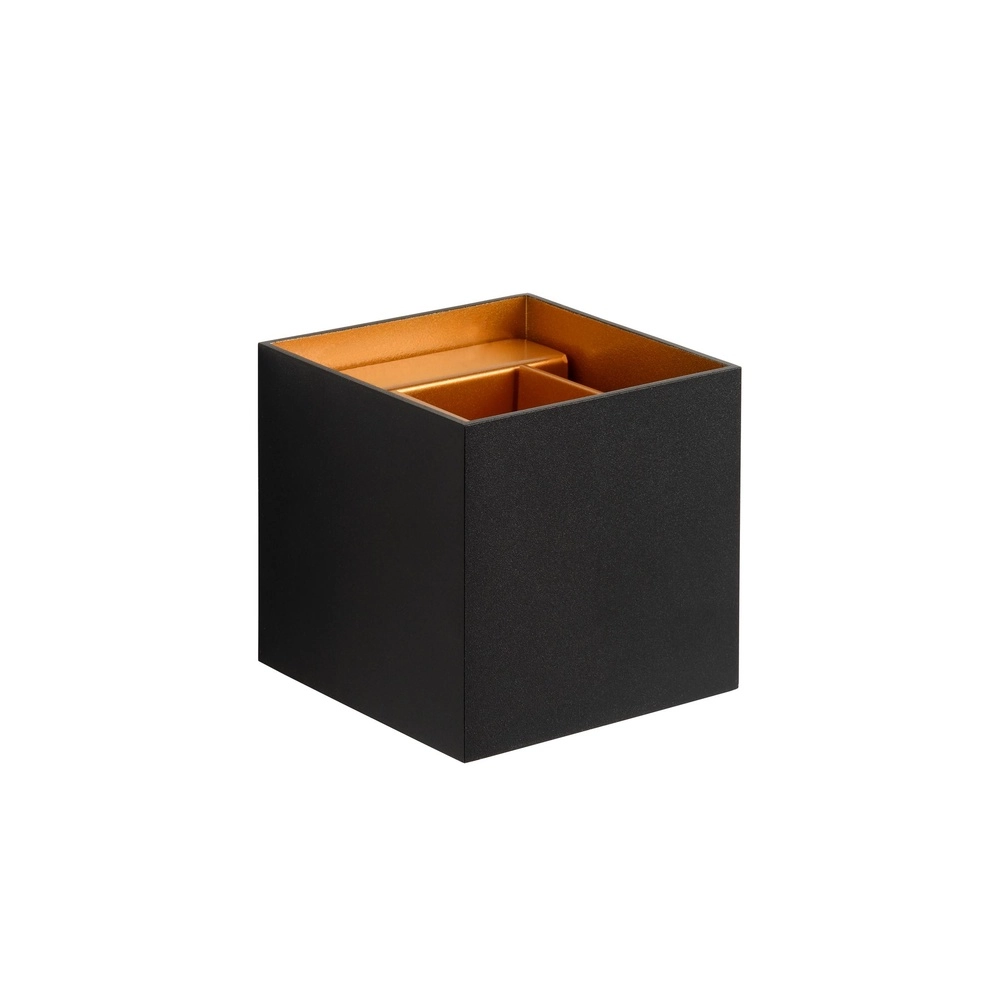 Projecteur mural carré Xio 2700K noir