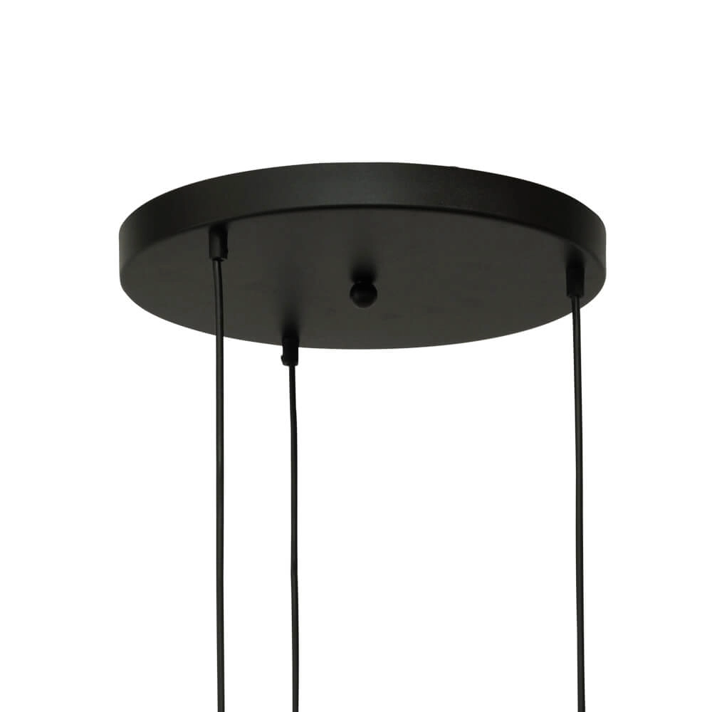 Lampe suspendue Lava 3x verre transparent Masterlight 8718121286372