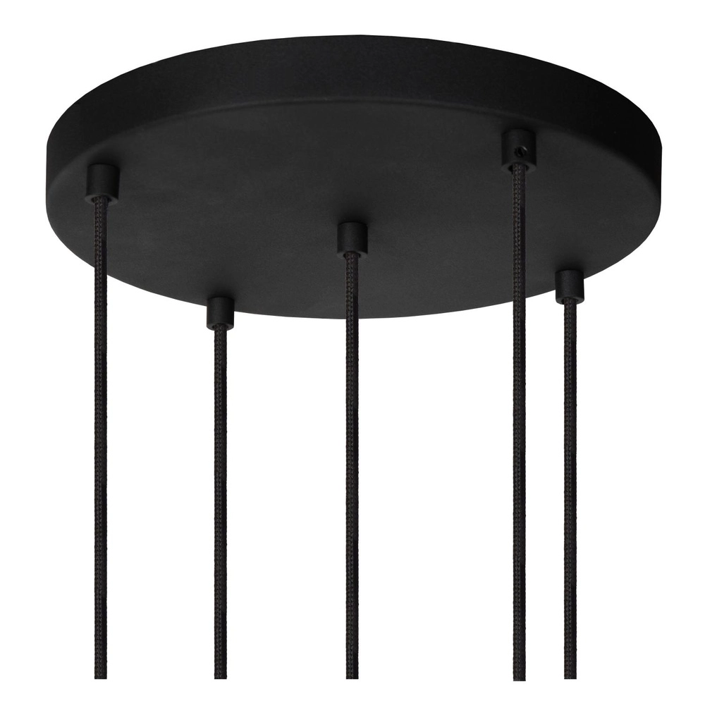 Lampe suspendue Marius Noir à 5 lumières Lucide 5411212452245