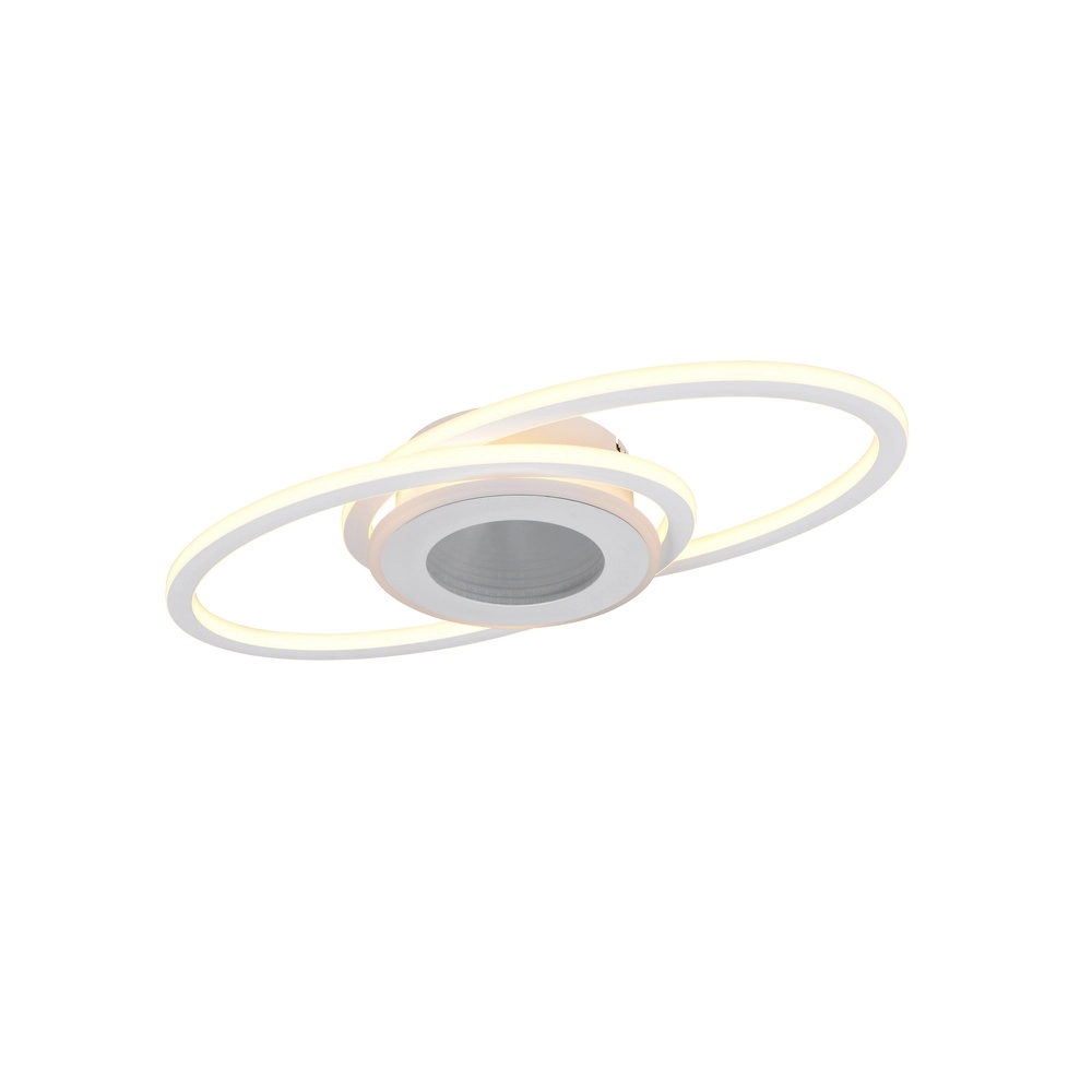 Lampe de plafond à design Deliva Blanc Trio 4017807707793