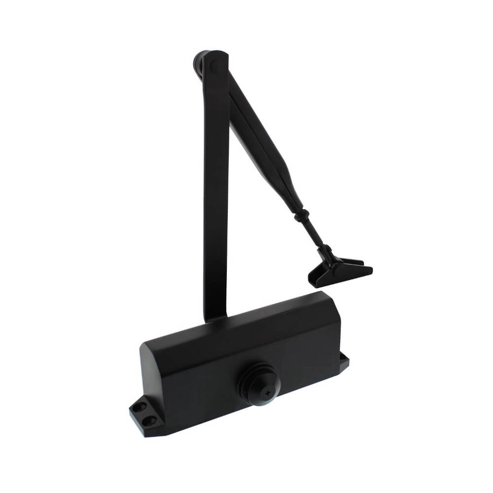 Ferme-porte Closura avec bras ciseaux DR 122 noir
