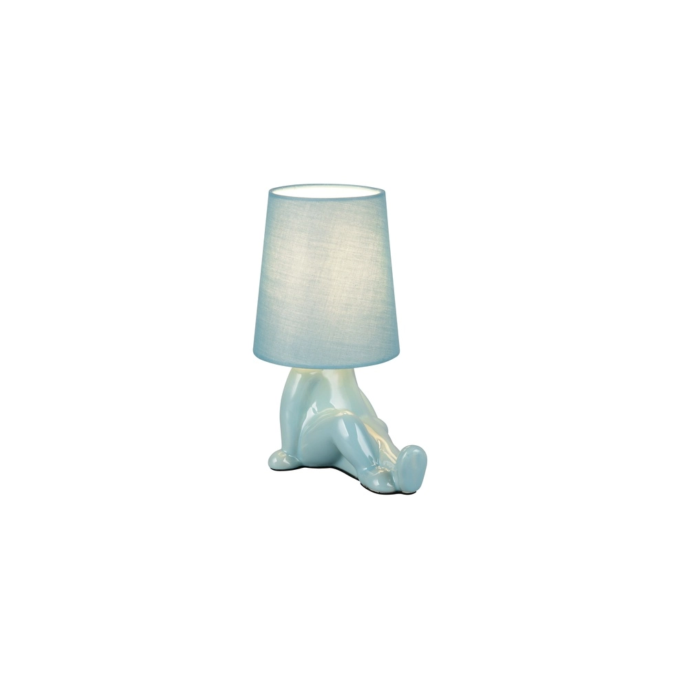 Lampe de table Huma bleu Trio 4017807682557