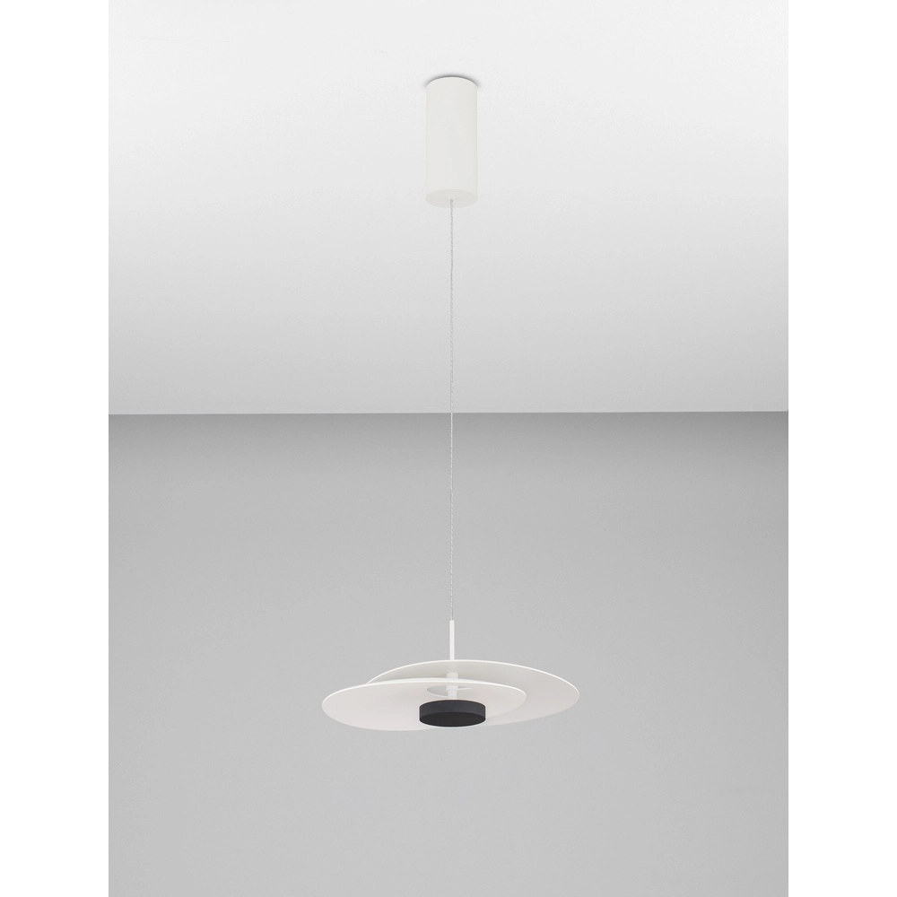 Suspension Olea design blanc Ø 35cm Lyora 5212017456939