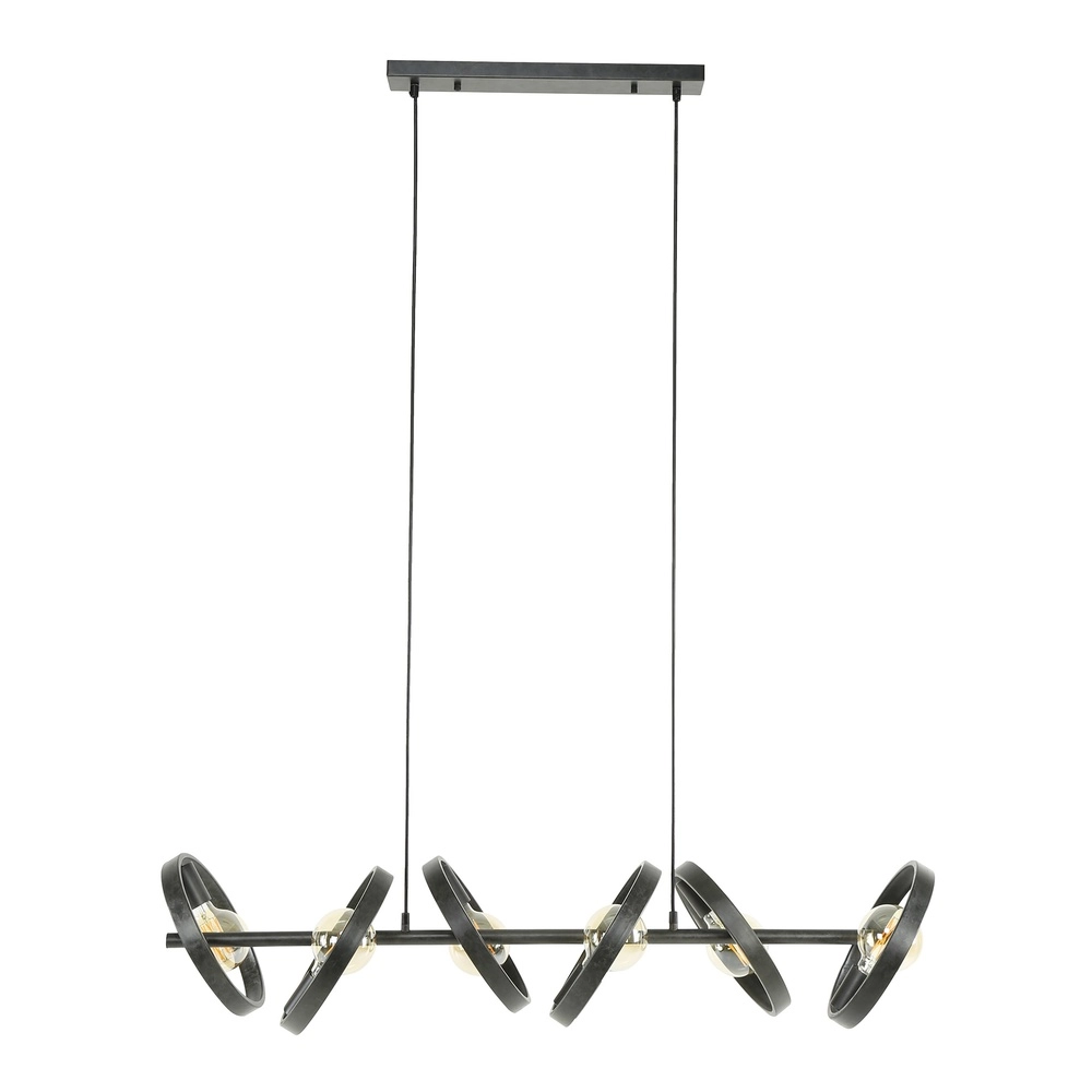 Table à manger à anneaux suspendus Hover Charbon - Ø 26cm Lyora 8716803513365