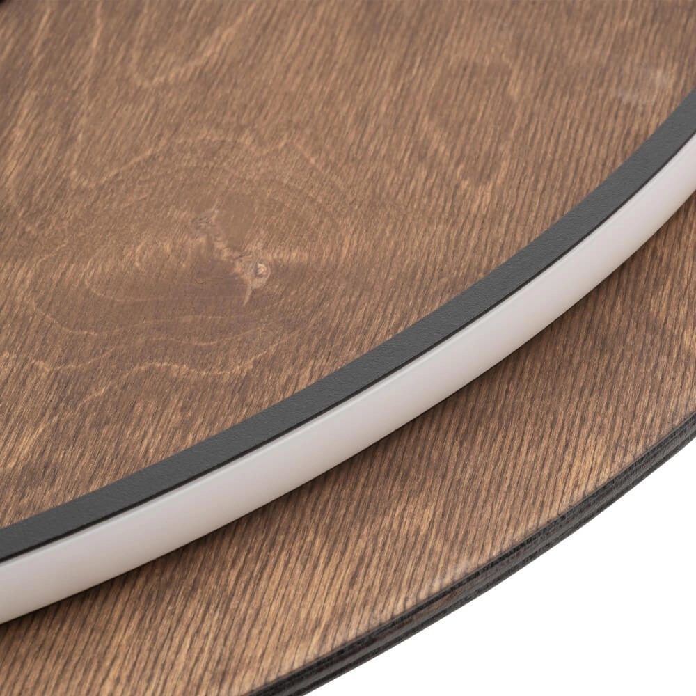 Applique murale Ring Timber XXL Bois LED Lyora 5903139111782