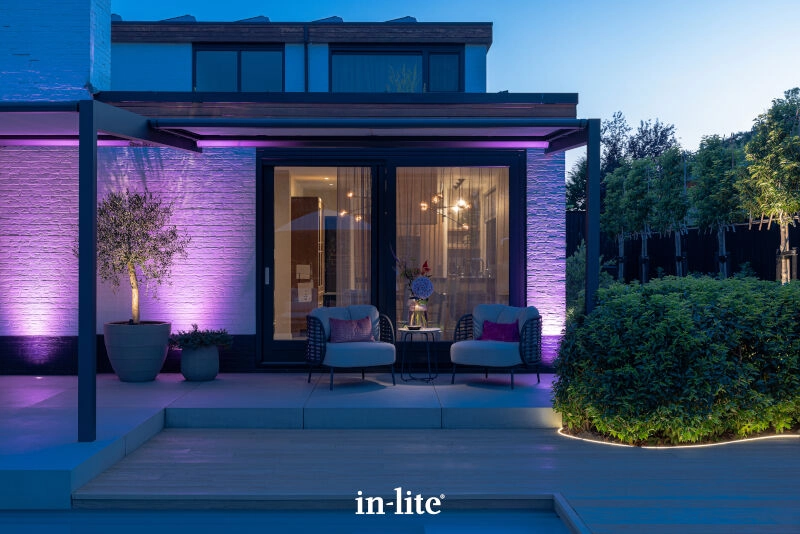 Point de masse de 12 volts Smart Flux Tone black 100cm In-lite 8717051006531