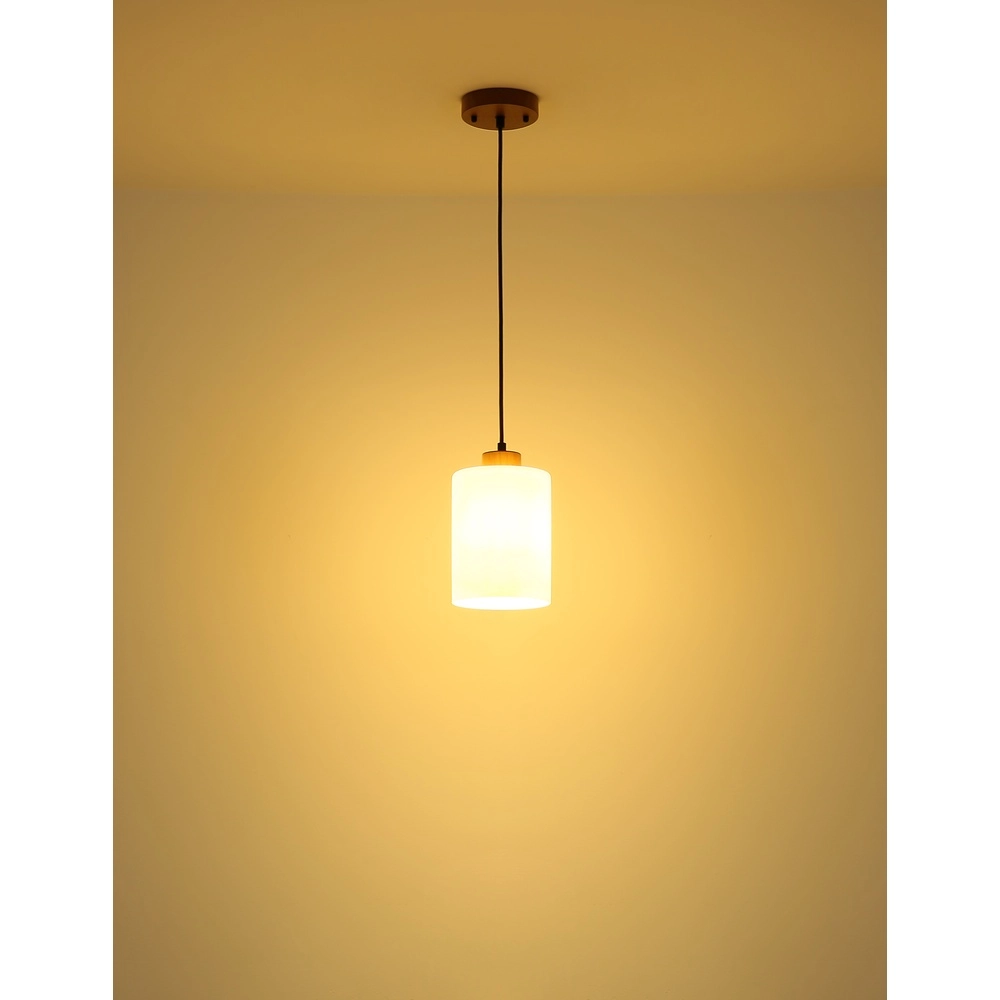 Lampe suspendue Rowena 1-bois clair Globo 9007371592234