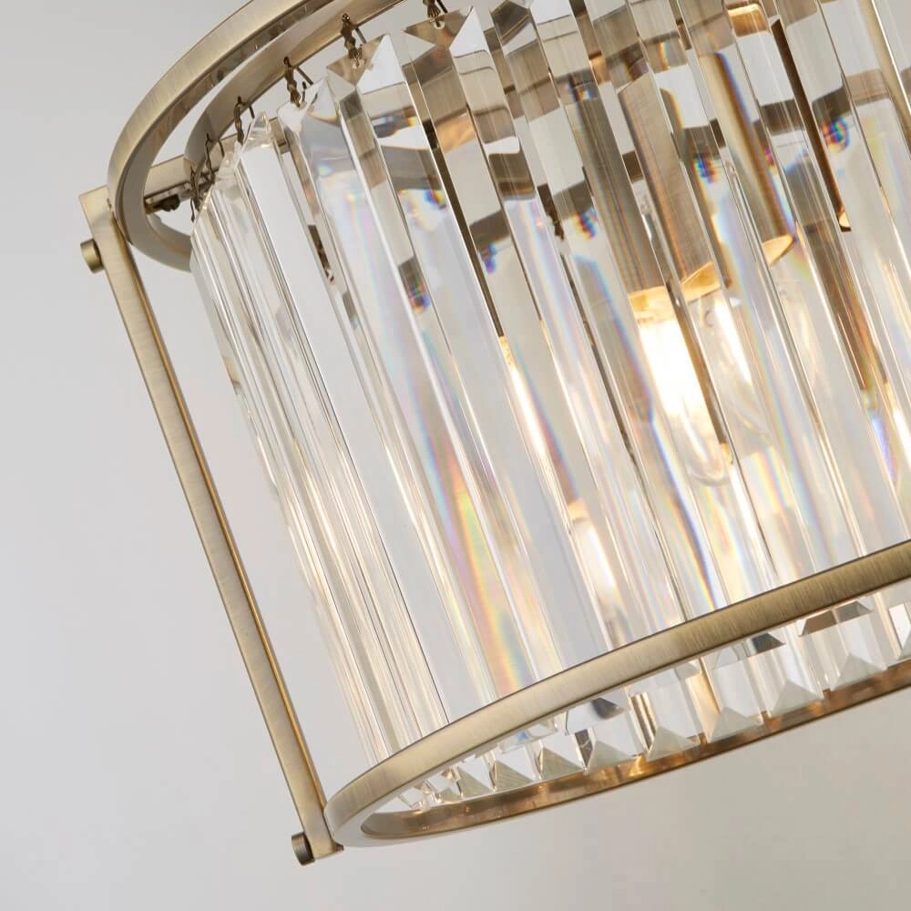 Lampe suspendue classique Victoria 78 cm x 30 cm Searchlight 5053423206912