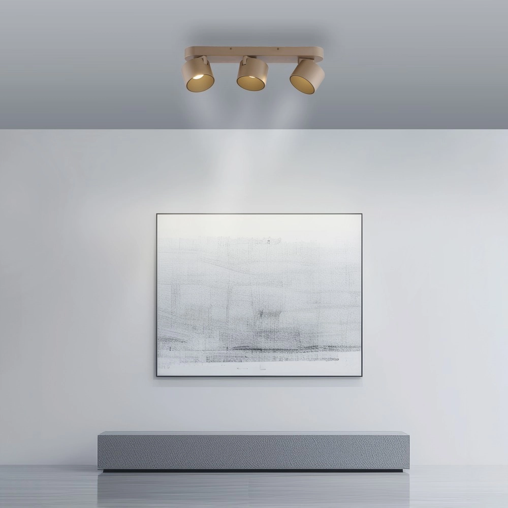 Projecteur à LED 3L monté en surface Pure Cup Bronce Paul Neuhaus 4012248395622