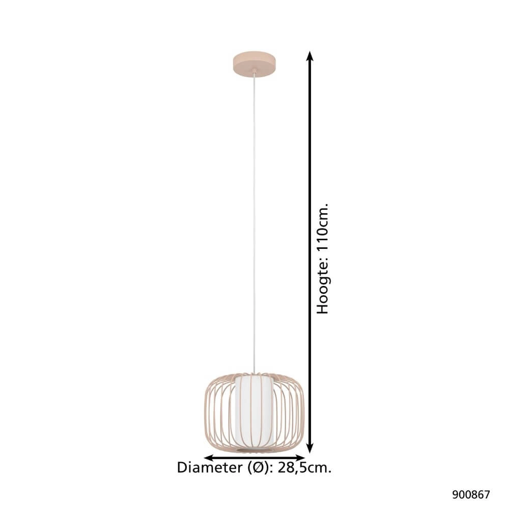 Lampe suspendue sable Terrarosa Ø 28,5 cm Eglo 9008606273935