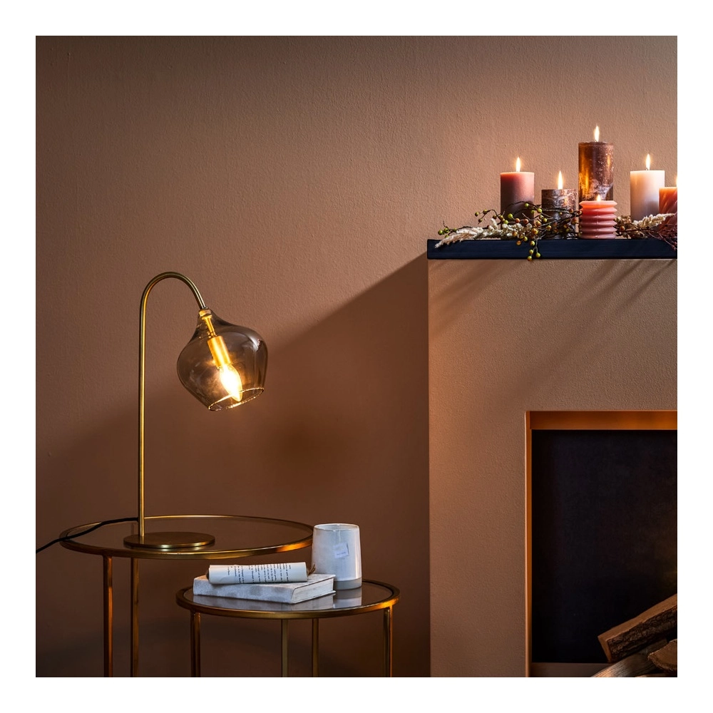 Lampe de table Rakel bronze Light & Living 8717807303198