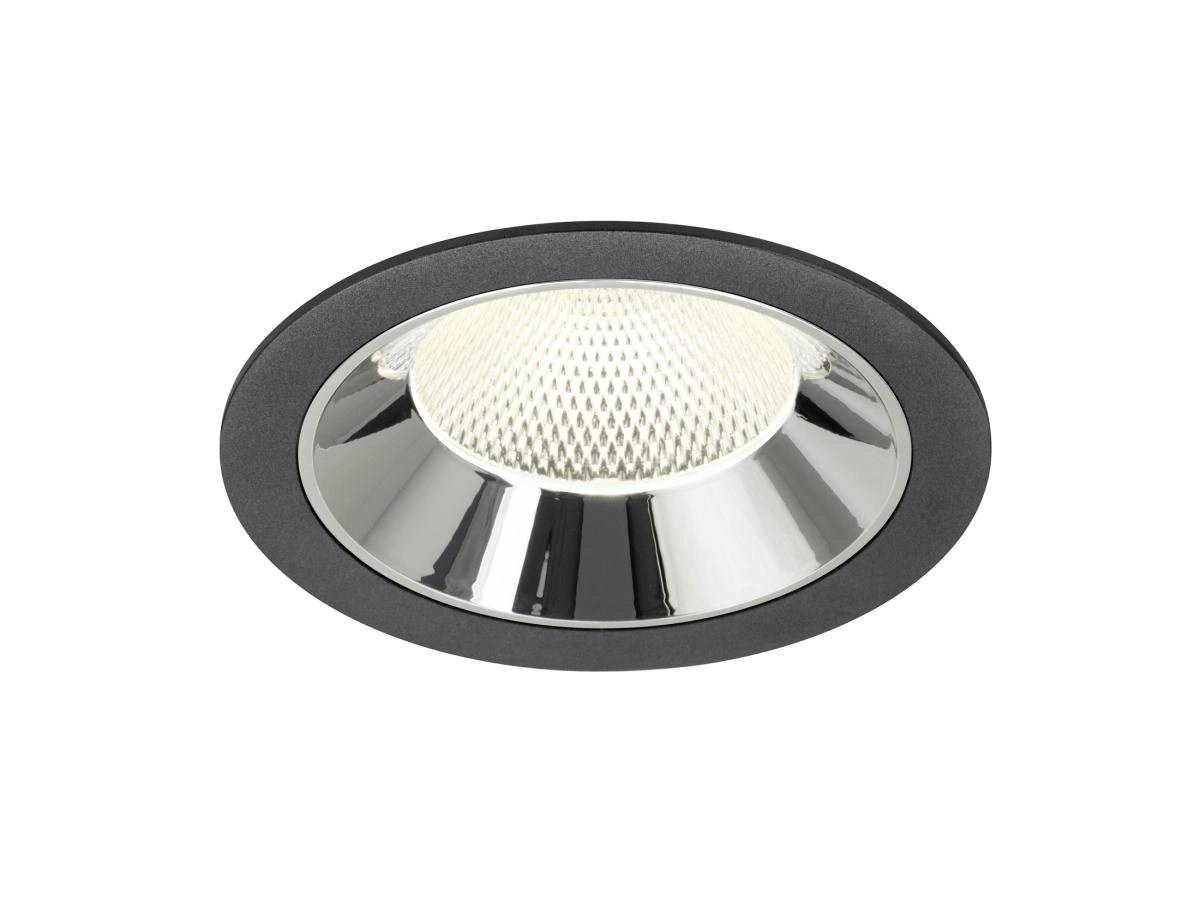 Spot encastré Numinos XL noir/chrome 4000K - 40 deg