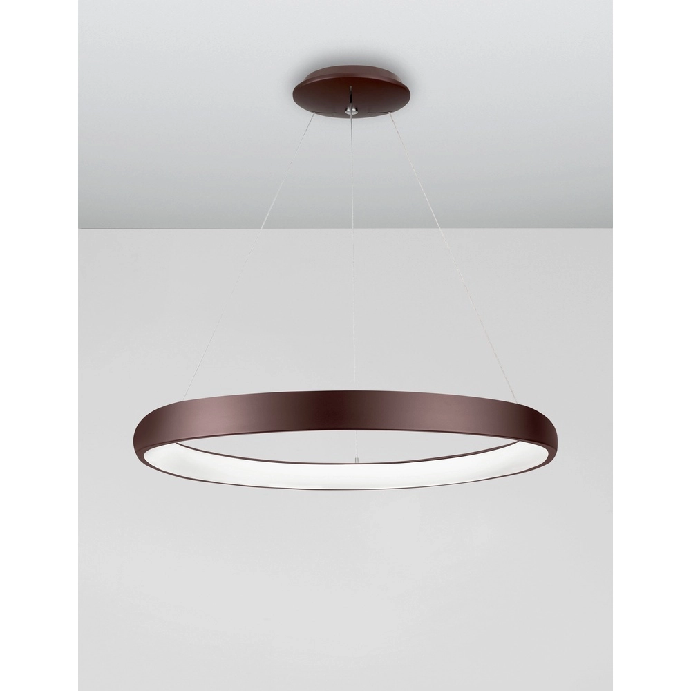 Suspension design Albi marron café Ø 61cm Lyora 5212017414885