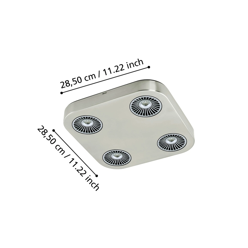 Lampe de plafond Montale 4 lumières Eglo 9002759941833