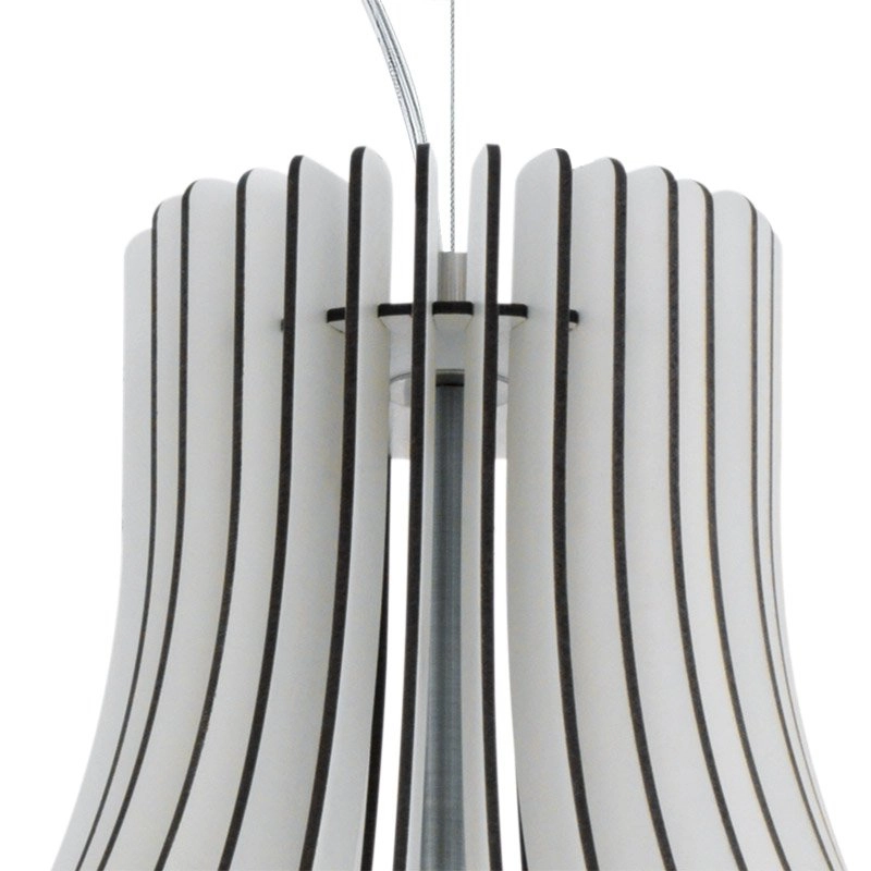 Lampe à suspension Tindori Bois blanc 50 cm Eglo 9002759962111