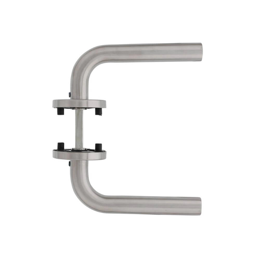 Poignée de porte étanche Recht sur rosace en acier inoxydable Intersteel 8714186087602