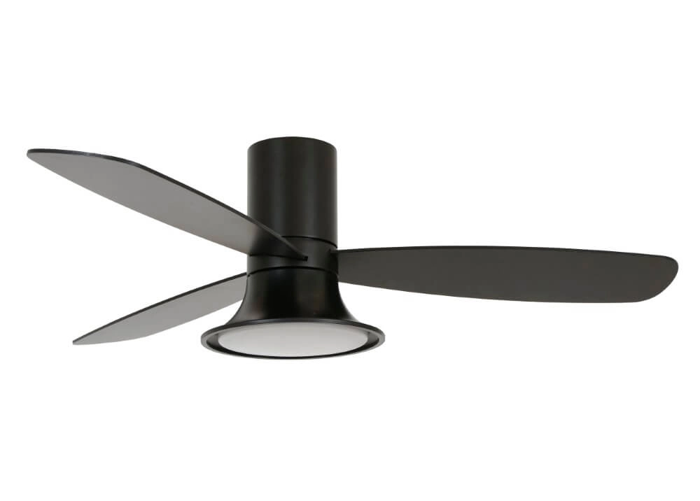 Ventilateur noir avec lampe Flusso Ø132cm Beacon 9333509151784