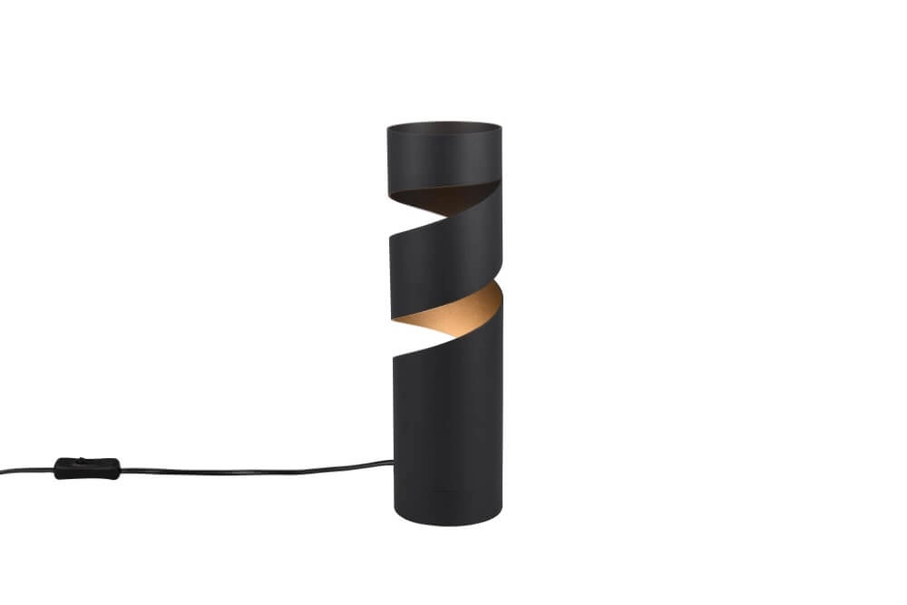 Lampe de table tube Stream Ø 12 cm - noir Lampe de table tube Stream Ø 12 cm - noir