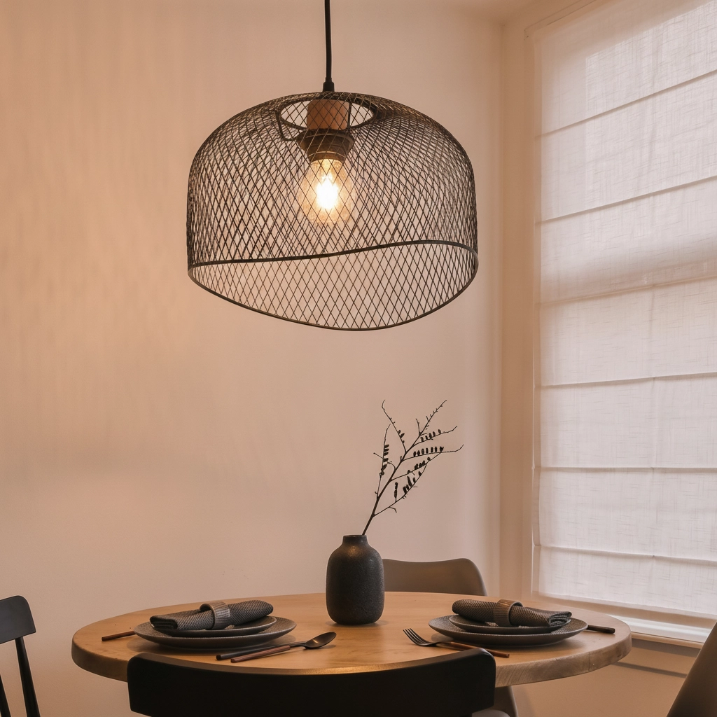 Lampe cage Lyron noir