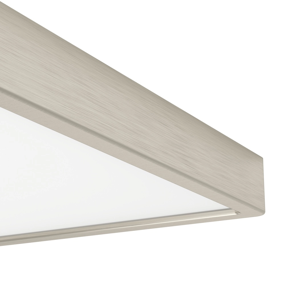 Lumière LED de plafond Fueva 6 Carré - Acier inoxydable - 29x29cm Eglo 9008606330287