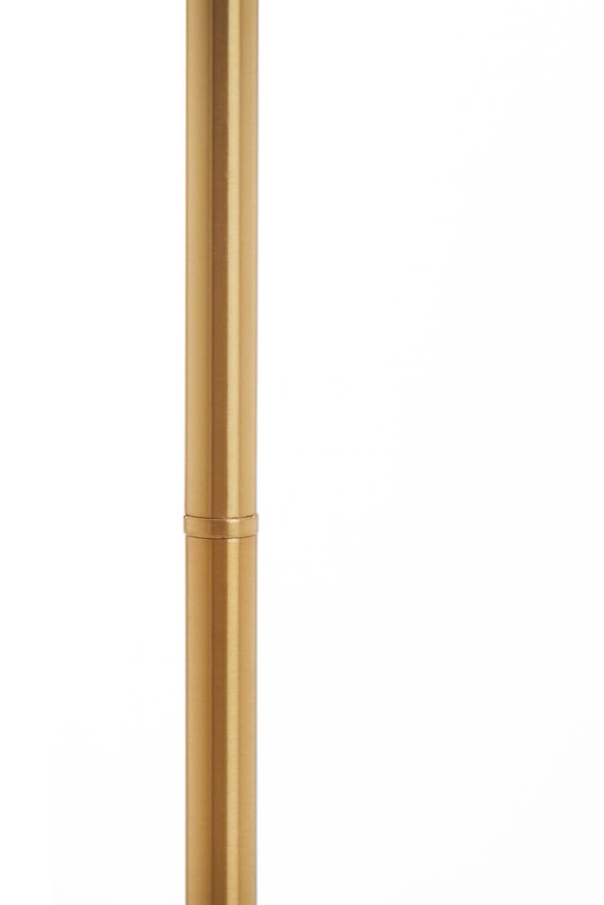 Lampadaire doré Medina avec verre ambré Light & Living 8717807696986