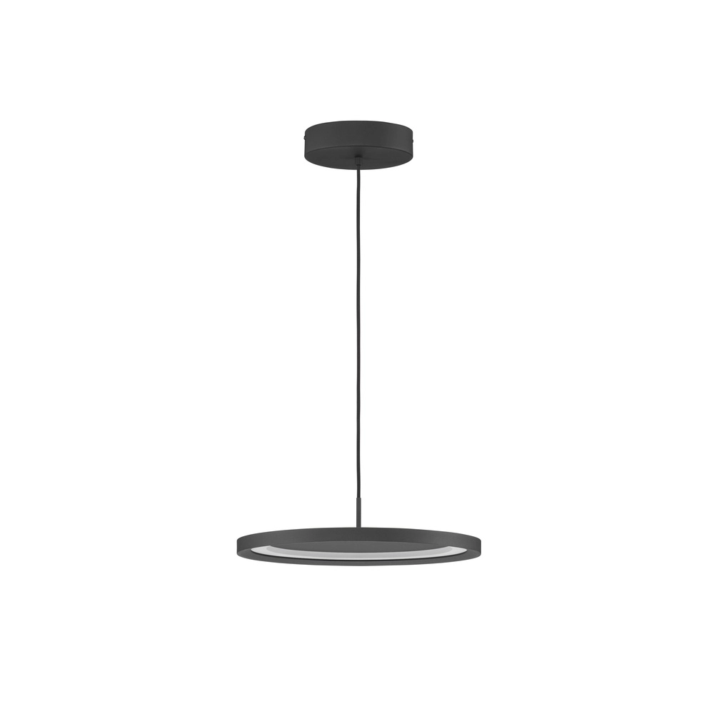 Suspension élégante Andria noir Ø 40cm Lyora 5212017432001