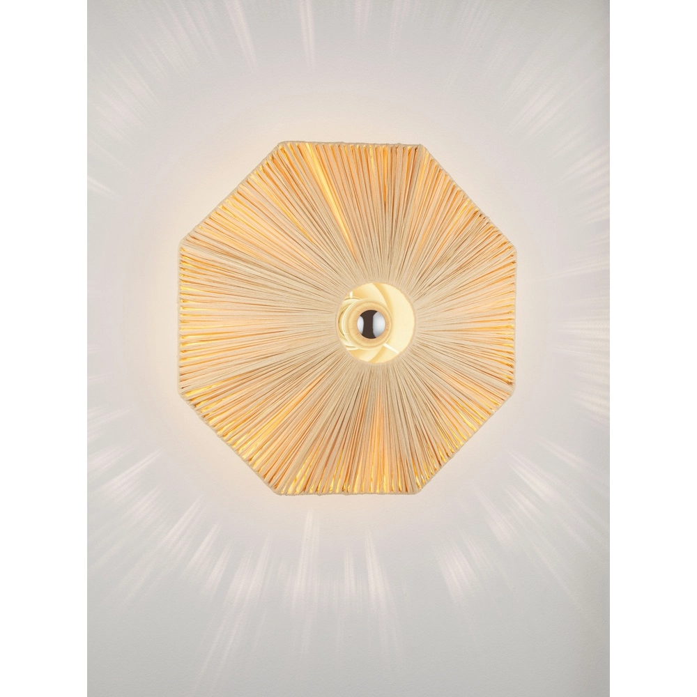 Lampe murale Japandi Elvio Ø 45cm