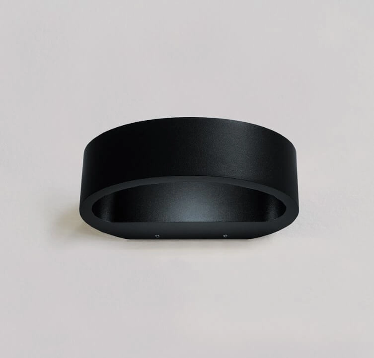 Tache de mur noir Sharp 19 cm - noir