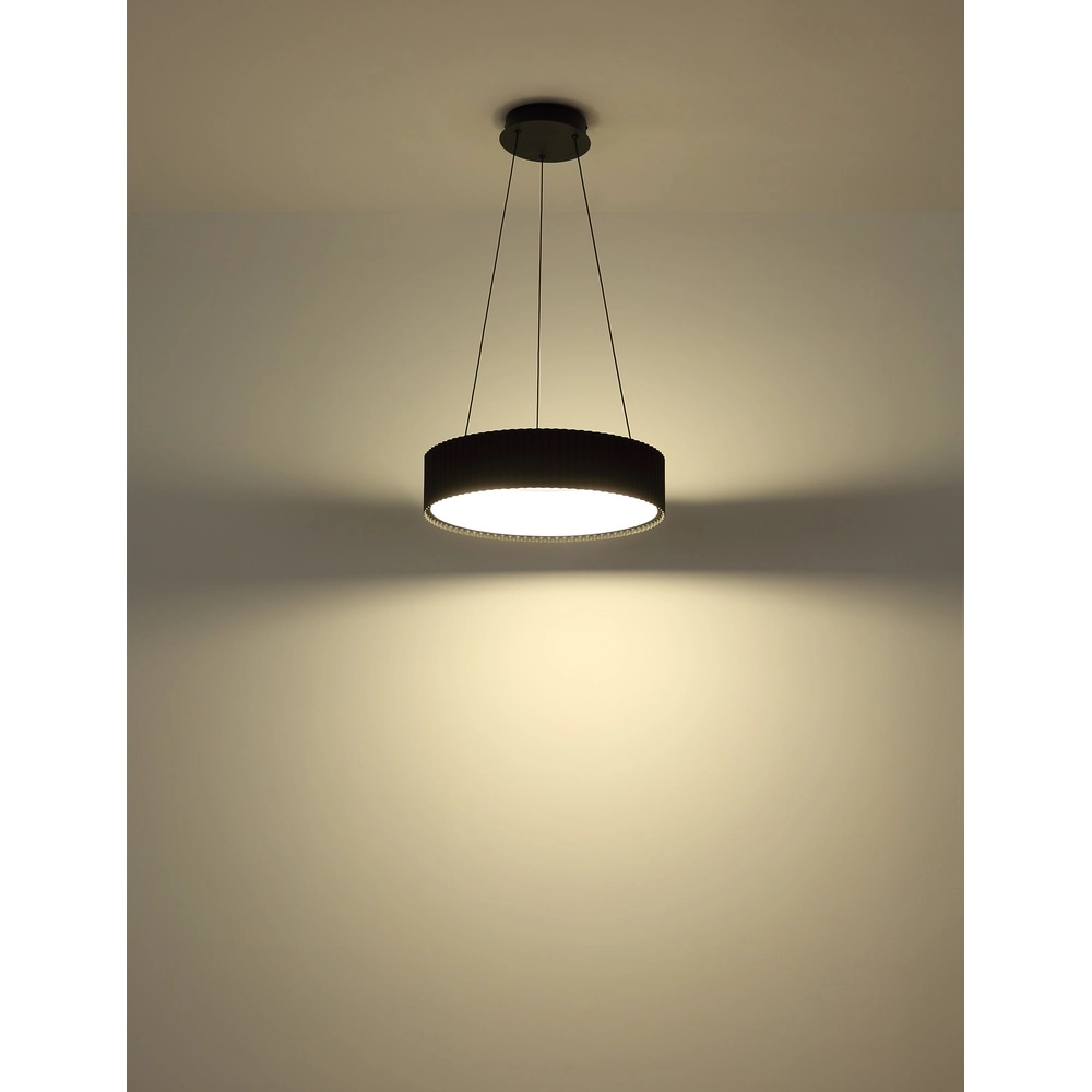 Lampe pendante de conception Kemp noir Ø 46cm Globo 9007371569274