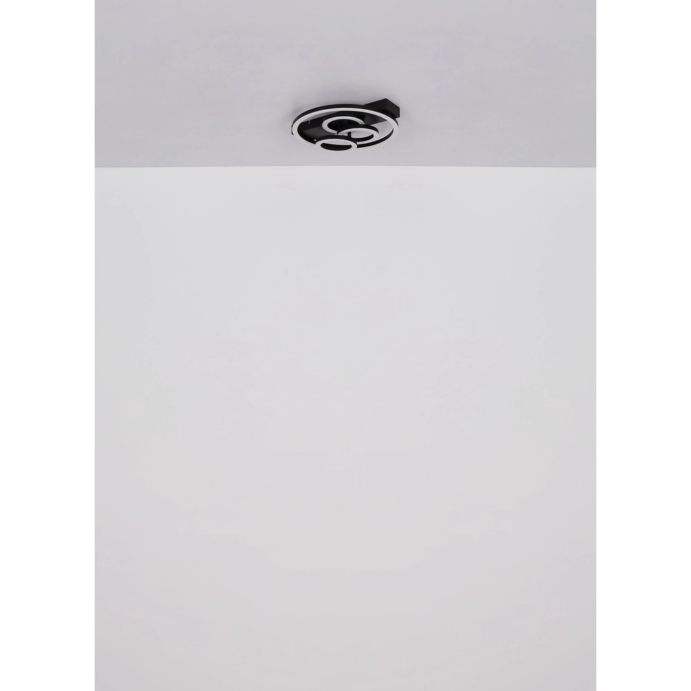 Lampe de plafond noire Darryl I Conception Globo 9007371487295