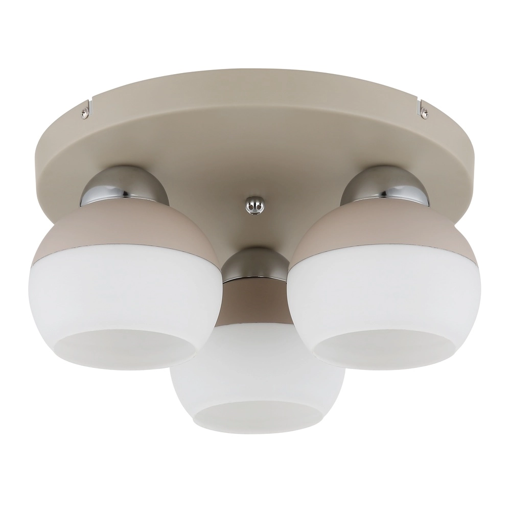 Plafonnier Ragusa 3-brun sable clair Globo 9007371569793