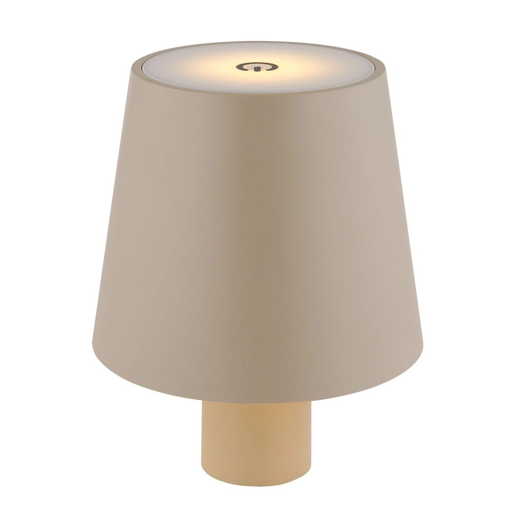 Lampe bouteille Vannie Brun sable rechargeable Globo 9007371468911