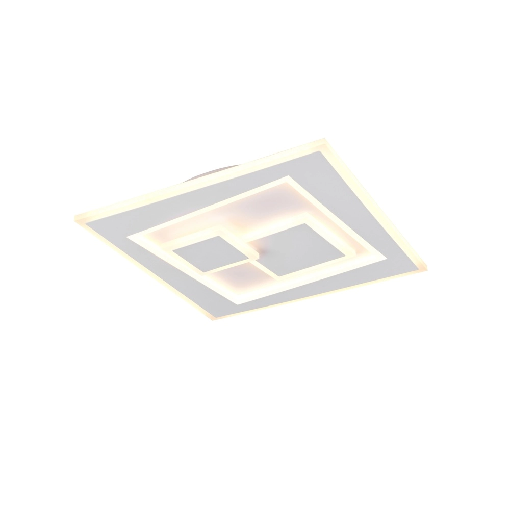 Lampe carrée Degas Design Blanc