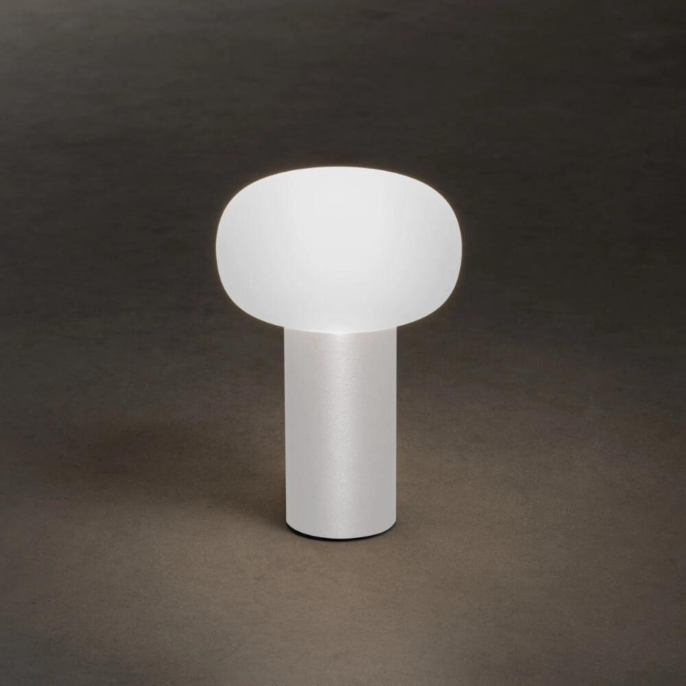 Lampe de table rechargeable Antibes blanc KonstSmide 7318308262529