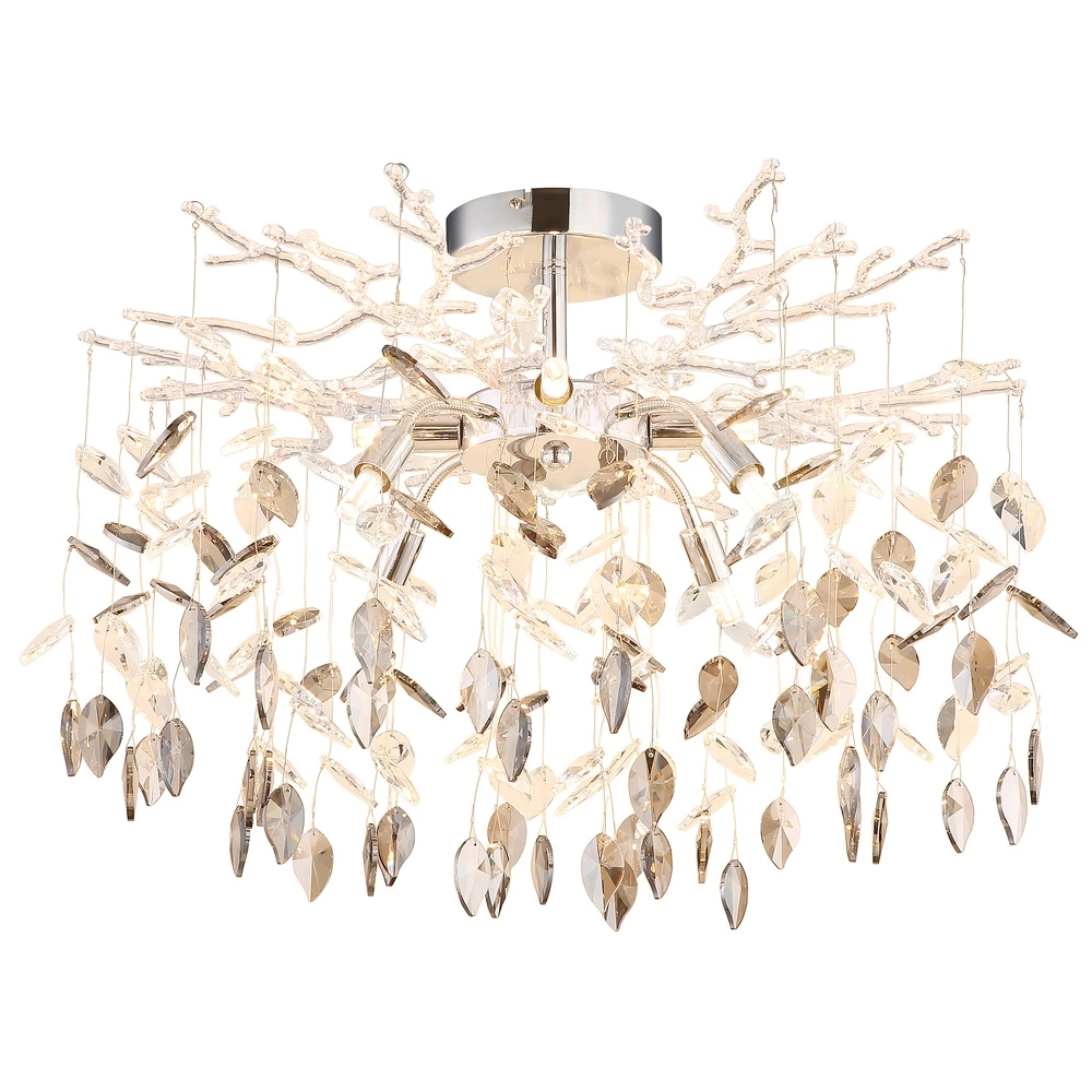 Lampe de plafond Danna Chrome