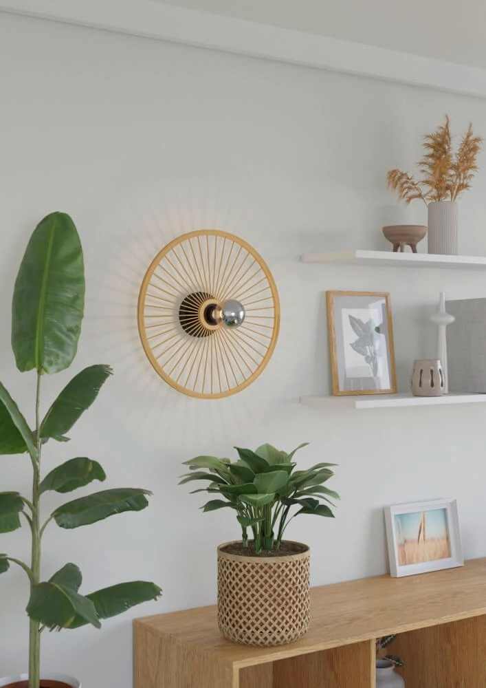 Plafonnier en bois Leominster Eglo 9002759438838