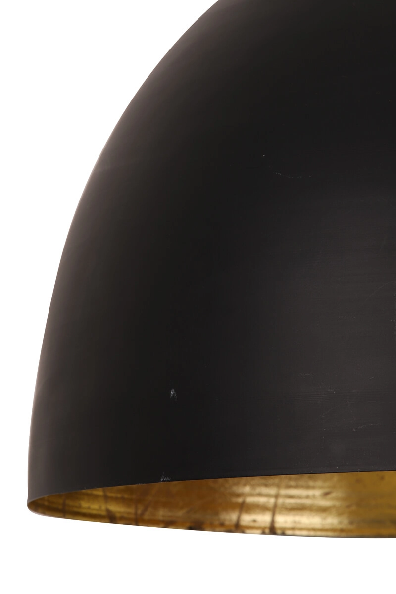 Lampe suspendue Country Kylie noir Ø 60cm Light & Living 8717807108922