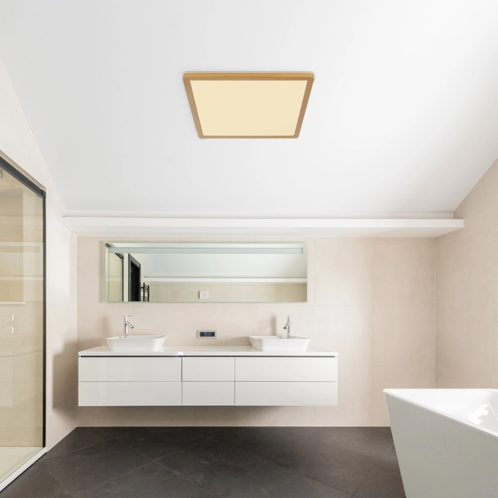 Éclairage de plafond Sapana Carré 42 cm d’or Globo 9007371451432