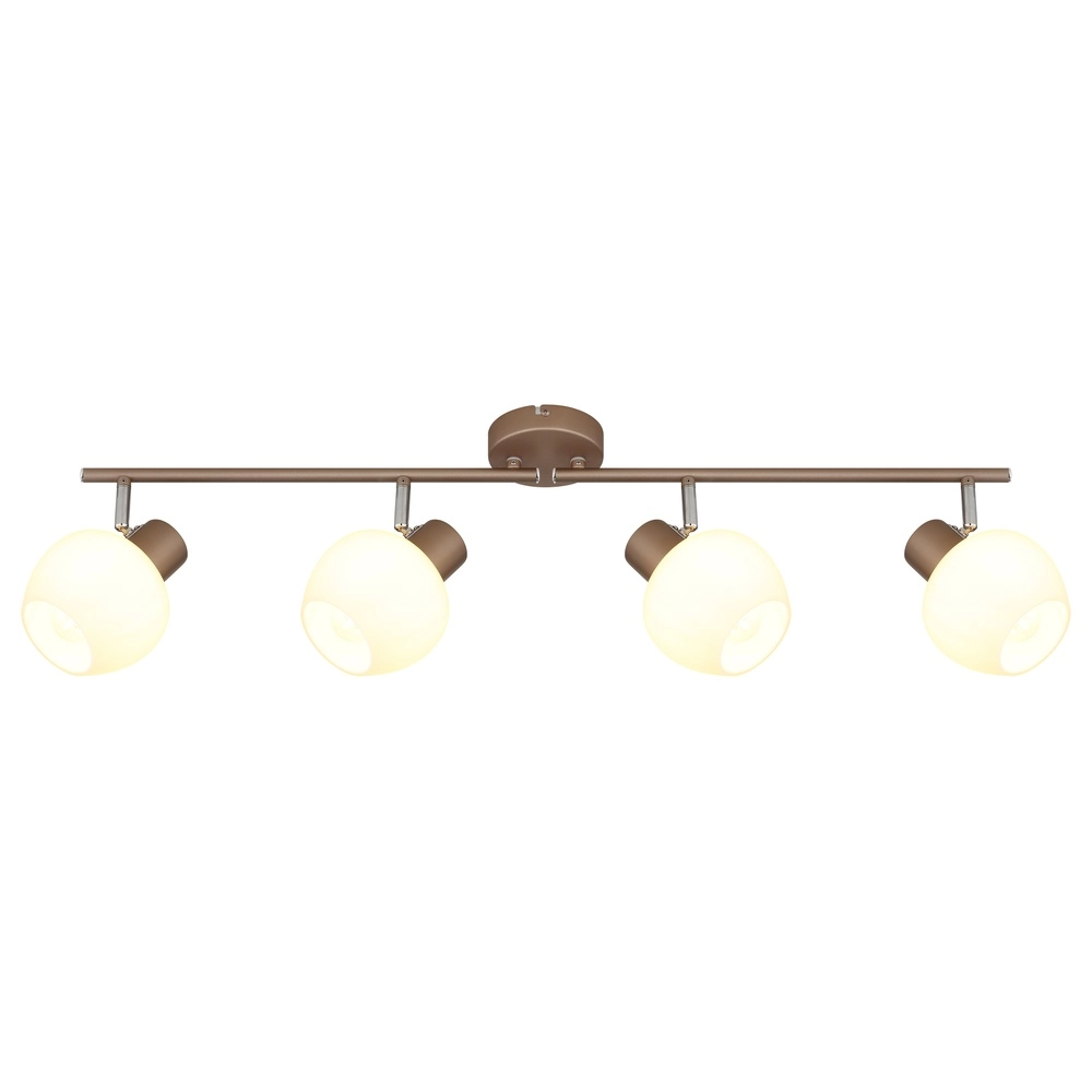 Lampe de plafond Eileen Café marron 4 clairs Globo 9007371580576