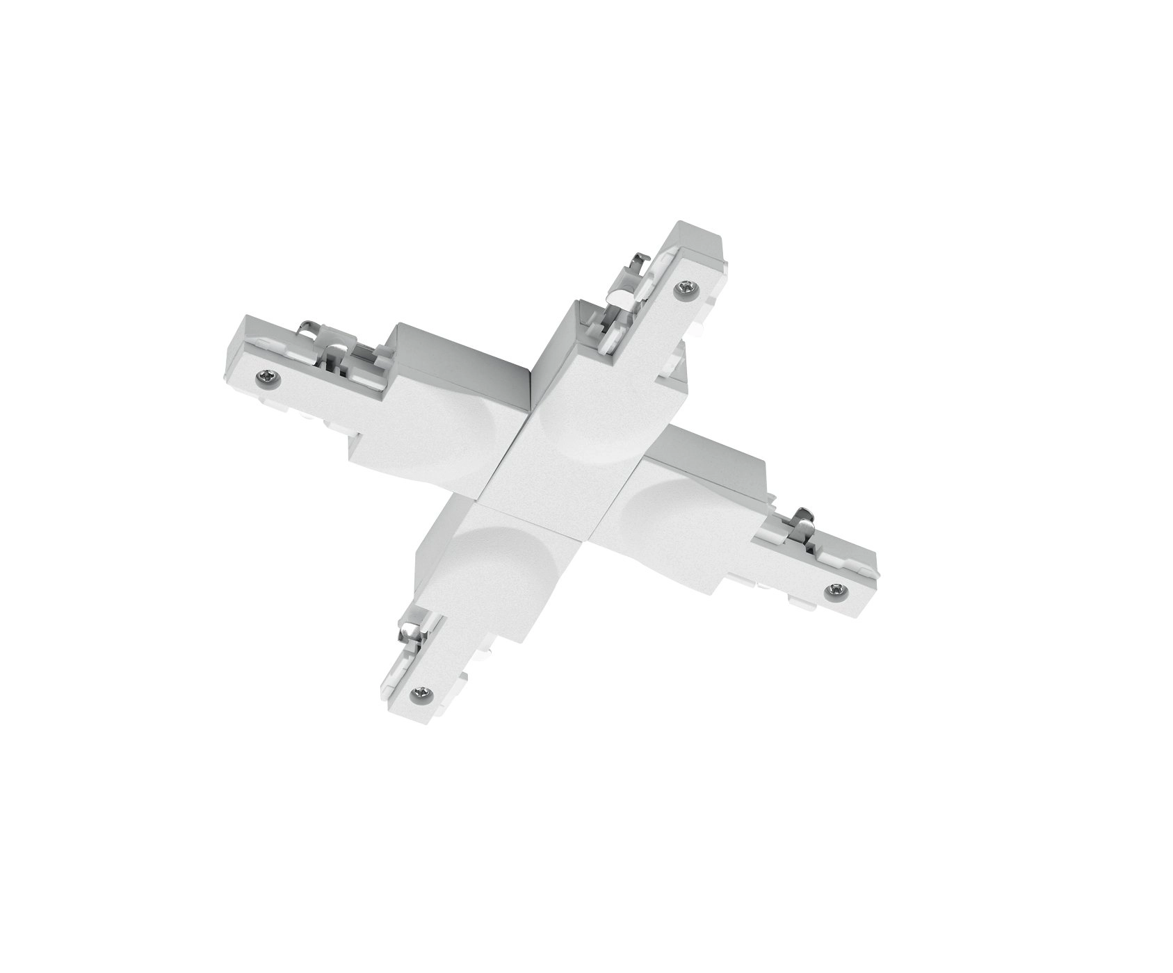 Connecteur croisé blanc 2 phases Duoline